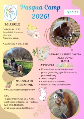 PASQUA PONY CAMP 2026 - PEGASO PONY CLUB SSD A RL
